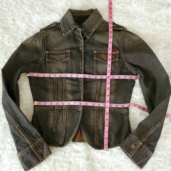 Nautica Military Inspired Denim Jacket - Picture 9 of 9